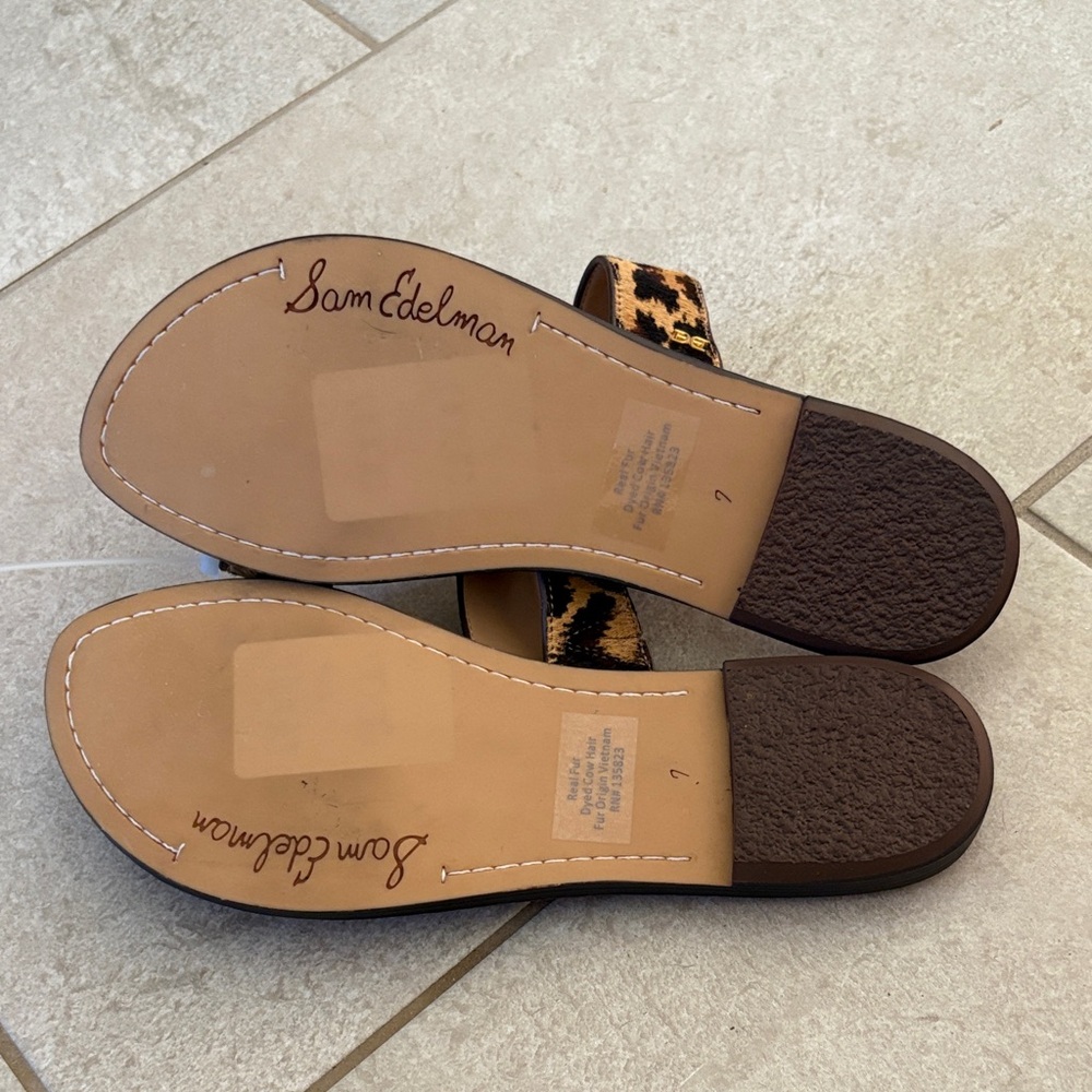 Sam Edelman Gala Double Strap Slide Sandals - Picture 3 of 4